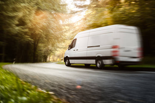 Rapid Courier Van delivering packages in Southeast Kentucky